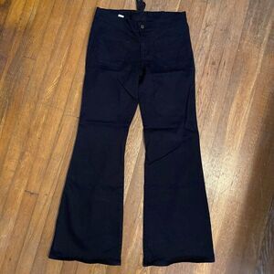 Calvin Klein Jeans Black Flair Leg Cotton Juniors Jeans Size 7